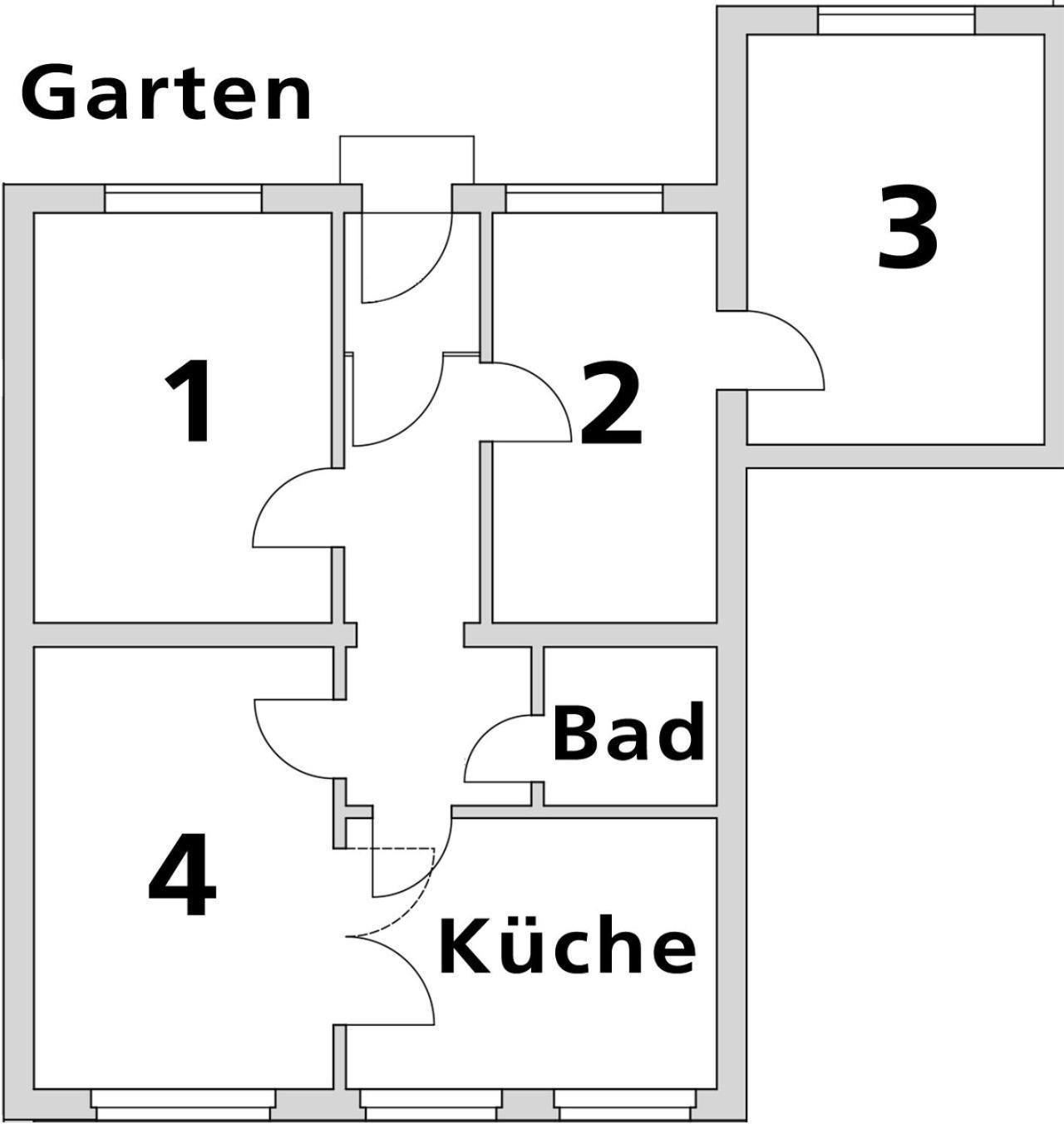 Messe-Apartment, 4 Schlafzimmer, 80 Qm, Garten - 6 Km Zur Messe, Verkehrsguenstig, Ruhig, Parkplaetze Нюрнберг Екстер'єр фото